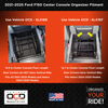 Vehicle OCD by BaseLayer for Ford F150 2024-2026 - Center Console Organizer (updated center console size) Fitment comparison