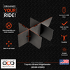 Dimensions Infographic of the Vehicle OCD Organizers by BaseLayer Toyota Grand Highlander - Center Console Organizer 2024-2026