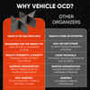 Vehicle OCD Organizers by BaseLayer Toyota Grand Highlander - Center Console Organizer 2024-2026 comparison infographic