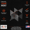 Vehicle OCD by BaseLayer center console divider for the Honda Pilot, Ridgeline and Passport features infographic