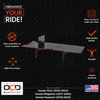 Vehicle OCD by BaseLayer glove box organizer for the Honda Pilot, Ridgeline and Passport features infographic