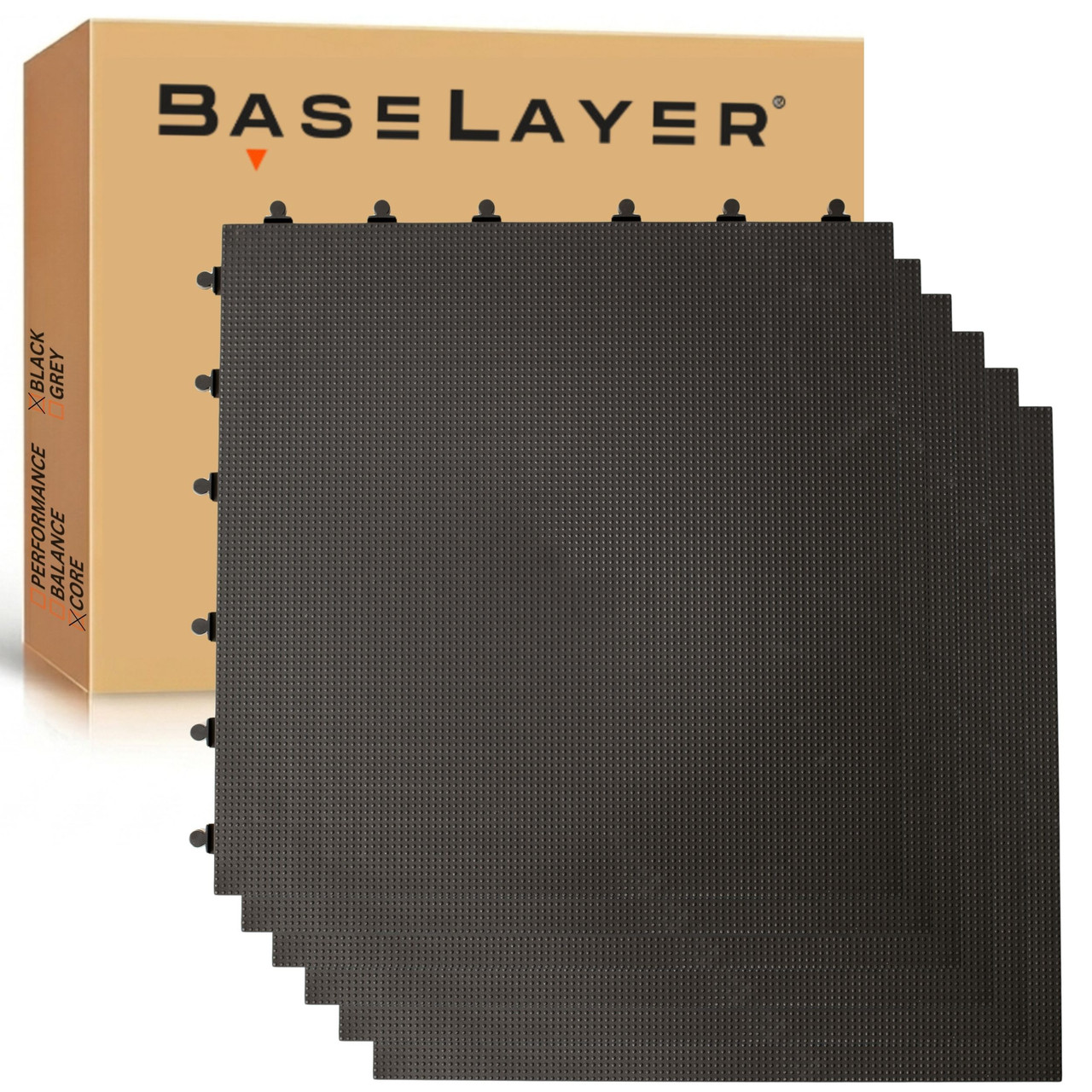 BaseLayer CORE Active Gym Tiles | Soft Flooring for Yoga & Play