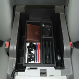 Installed Vehicle OCD Organizers by BaseLayer for Ford F-250 / F-350 - Center Console Tray 2011-2016 after organization