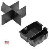 Vehicle OCD Organizers by BaseLayer Jeep Wrangler JL/JLU and Gladiator JT Truck Center - Console and Tray Organizer Set