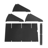 Vehicle OCD Organizers by BaseLayer Chevrolet Colorado and GMC Canyon - Glove Box Organizer five piece set