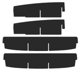 Vehicle OCD Organizers by BaseLayer RAM 1500/2500/3500 with Leather Wrapped Armrest - Upper Center Console Organizer