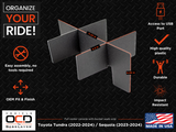 Vehicle OCD by BaseLayer 2022+ Tundra Organizer / Sequoia 2023+ - Infographic
