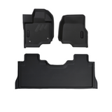 BaseLayer Ford F-150 Black Three Piece Floor Mats