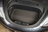 Installed BaseLayer Front Trunk "Frunk" Mat for the Tesla Model 3 2021 - 2024