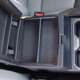 Vehicle OCD by BaseLayer center console tray for the Toyota Tacoma 2024 - 2025 angled top view.