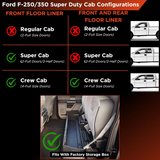 BaseLayer Floor Liner F250/F350 Cab Configuration
