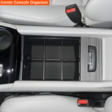Vehicle OCD by BaseLayer center console divider for Honda Pilot, Ridgeline and Passport installed overhead view