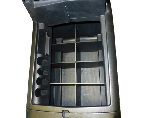 Vehicle OCD Organizers by BaseLayer Ford F-150 with Column-Shift - Center Console Organizer 2004-2014 Installed