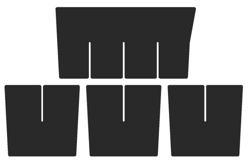 Vehicle OCD Organizers by BaseLayer Toyota Camry - Center Console Organizer 2012-2017 four piece set