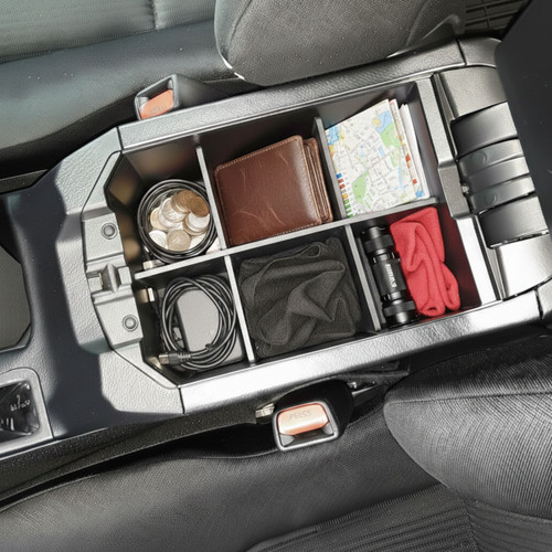 Installed Vehicle OCD Organizers by BaseLayer Toyota RAV4 - Center Console Organizer 2013-2018