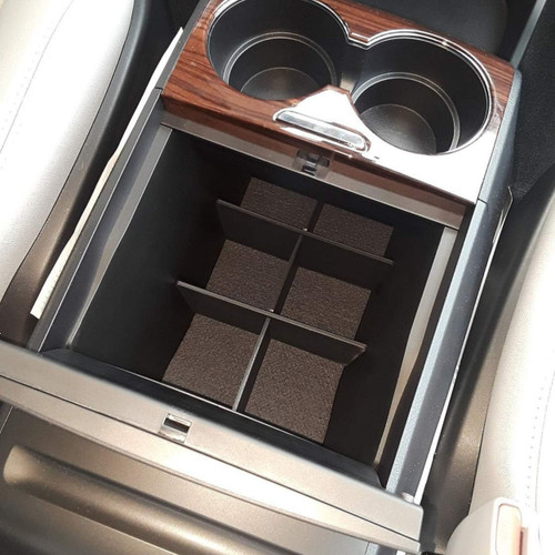 Installed Vehicle OCD Organizers by BaseLayer Toyota Sienna - Center Console Organizer 2010-2020