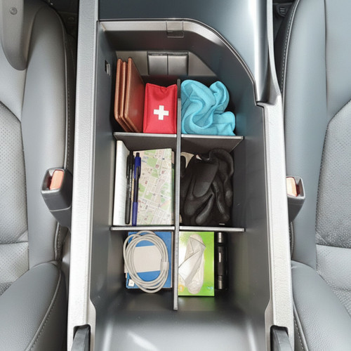 Installed Vehicle OCD Organizers by BaseLayer Toyota Camry - Center Console Organizer