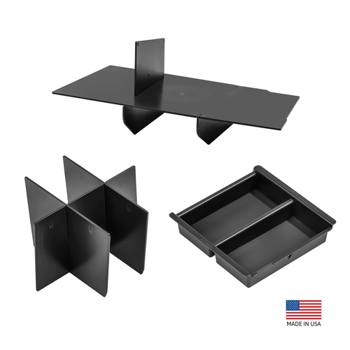Vehicle OCD Organizers by BaseLayer Toyota Tacoma - Center Console, Glove Box and Tray Organizer Set 2016-2023