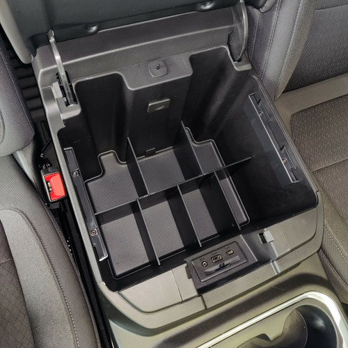 Vehicle OCD Organizers by BaseLayer Chevrolet Silverado 1500/2500/3500 HD and GMC Sierra 1500/2500/3500 HD - Center Console Organizer UPDATED MODEL