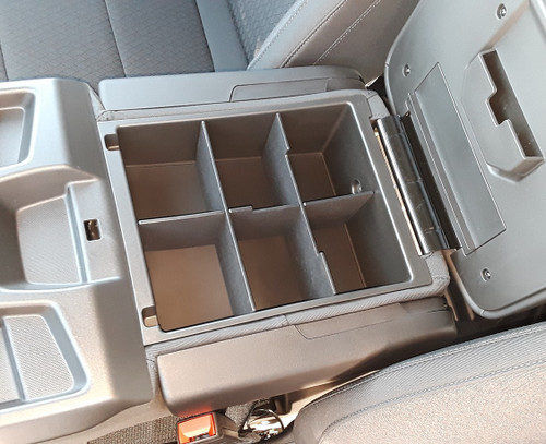 Vehicle OCD Organizers by BaseLayer Chevrolet Silverado 1500/2500/3500 HD and GMC Sierra 1500/2500/3500 HD with 40/20/40 Seat - Center Console Organizer