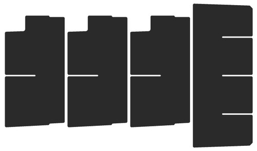 Vehicle OCD Organizers by BaseLayer Chevrolet Silverado 1500/2500/3500 HD and GMC Sierra 1500/2500/3500 HD - Center Console and Tray Organizer Set