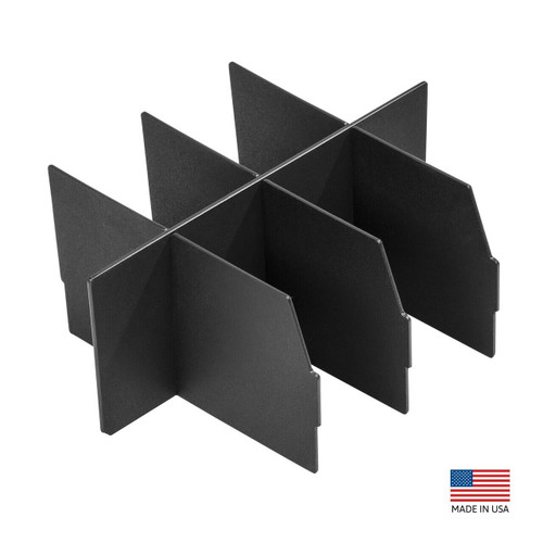 Top view of the center console organizer from BaseLayer that fits the Chevrolet Suburban and Tahoe or GMC Yukon and Yukon XL.