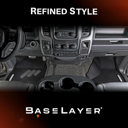 RAM DS 1500 & 2500/3500 crew cab floor liners refined style graphic