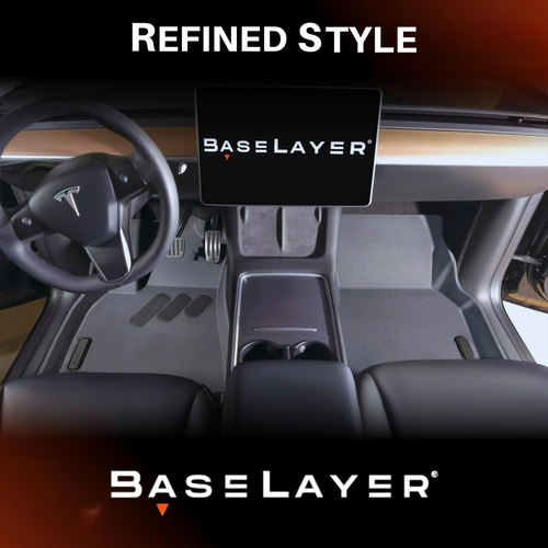 2020-2025 Tesla Model Y Front & Rear Floor Liners (3-Piece)