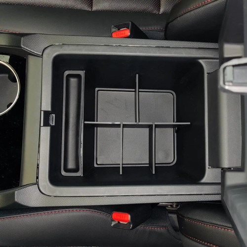 Vehicle OCD by BaseLayer Top-View Installed Center Console Divider for Honda Pilot, Ridgeline and Passport