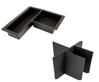 Honda Pilot 2023+, Honda Ridgeline 2024+, Honda Passport 2024+ Center console divider and tray organizer set
