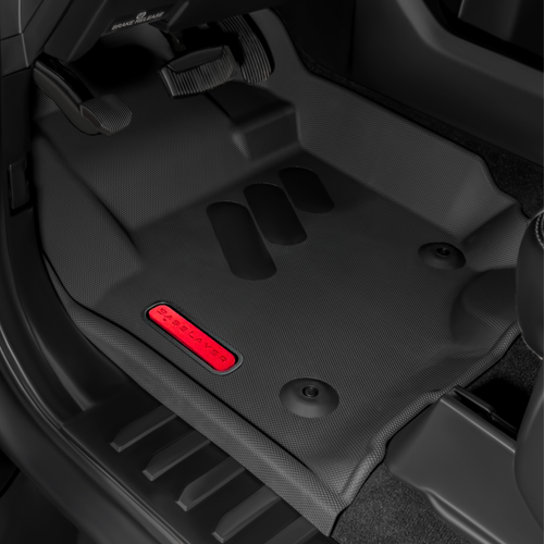 BaseLayer Ford F-250 Custom Fit Floor Liners in Red