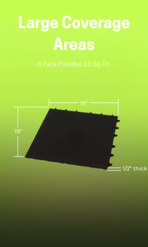 Large coverage areas