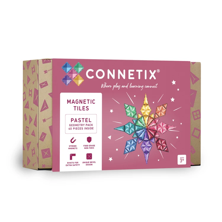 Pastel Geometry Pack 40 pc