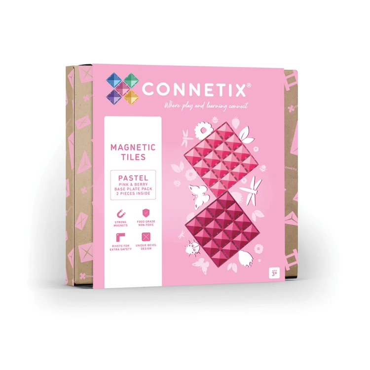 Pastel Pink & Berry Base Plate 2 pc