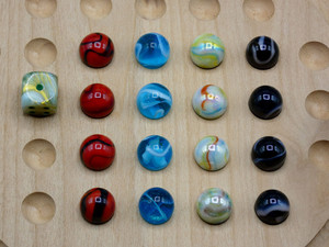 The Replacement 4 player Aggravation marbles with one die.