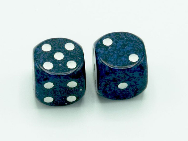 16mm d6 Speckled Stealth dice