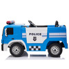 Police Engine 12V Electric Ride On Truck (Blue) - SX1818-BLUE - Funstuff Ireland UK