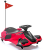 Drift Rider 360 24V Electric Go Kart Red with EVA Rubber Wheels