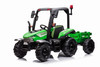 AgriPow 24V Electric Ride On Tractor with Trailer Green