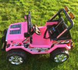Drifter Raptor Powerful 12V Electric Ride on Jeep (Pink) - S618-PINK - Funstuff Ireland UK