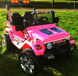 Drifter Raptor Powerful 12V Electric Ride on Jeep (Pink) - S618-PINK - Funstuff Ireland UK