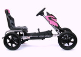 Thunder Eva Rubber Go Kart Pink & Black - 1504-PINK - Funstuff Ireland UK