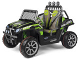 Peg Perego Polaris Ranger RZR Green Shadow 24V Electric Ride On Buggy