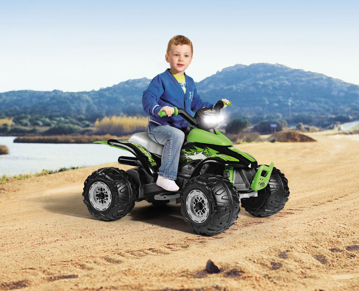 Peg Perego Corral T-Rex 330W Green 12V Electric Ride On Quad