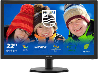 Philips Monitor 223V5LHSB2 LCD 21,5 Zoll FHD