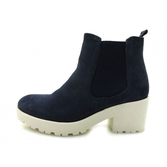 Tamaris Plateaustiefelette Stiefeletten Navy & White