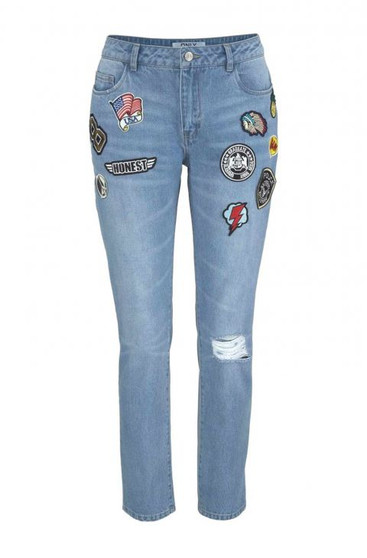 ONLY Boyfriendjeans Jeans hellblau 