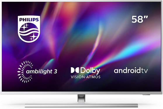 Smart-TV-Philips-58PUS8535-58-Zoll-4K-Ultra-HD-LED-WiFi-Silberfarben