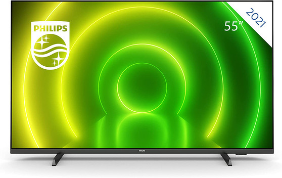 Philips Smart TV 55PUS7406 55 Zoll 4K Ultra HD Led HDR10+ Android TV 10