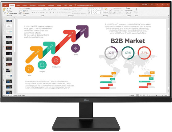 LG Monitor 24BL650C-B 23,8 Zoll FULL HD